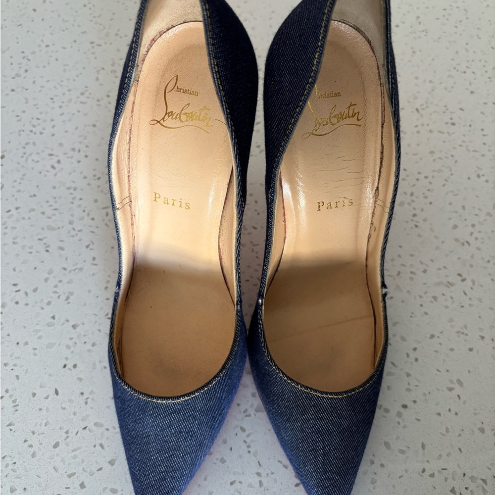 Christian Louboutin Women's Blue Heels